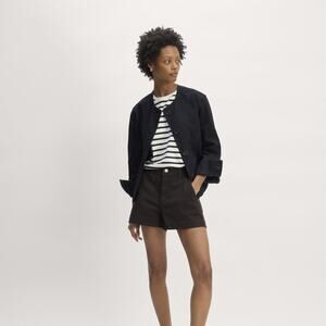 Everlane The Organic Way-High® Shortie Short Black Base - Size 6 EUC